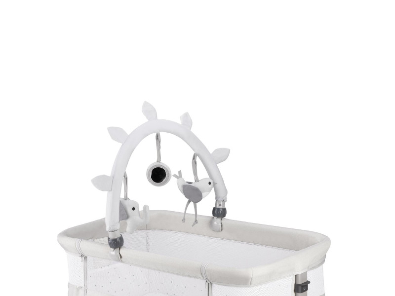 Ліжечко дитяче прямокутне MoMi REVO Light Gray, Фото 6