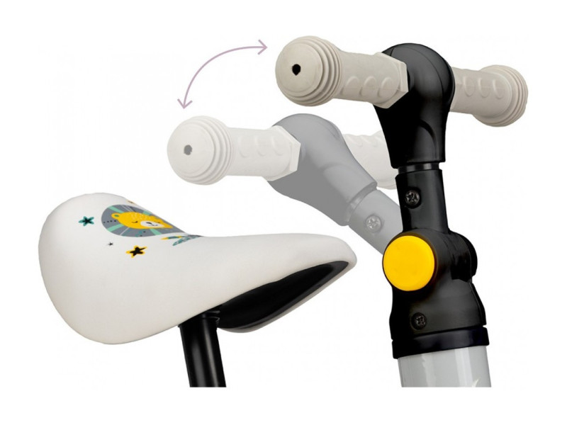 Біговел-велосипед MoMi LORIS 4 в 1 Grey-Yellow, Фото 4