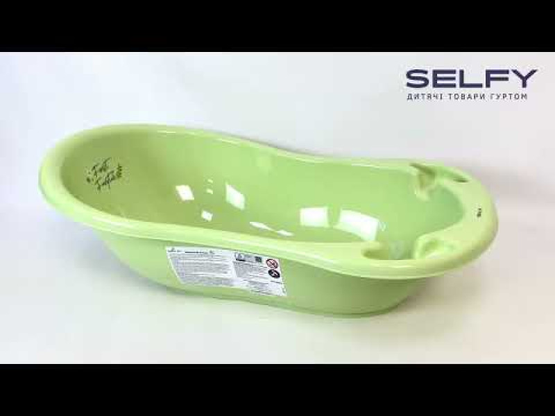 Ванна детская со сливом Bunny 92 см powder pink, Фото 3