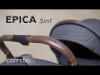 Коляска універсальна CARRELLO Epica CRL-8511/1 (3in1) Silver Grey +дощовик /1/, Фото 5