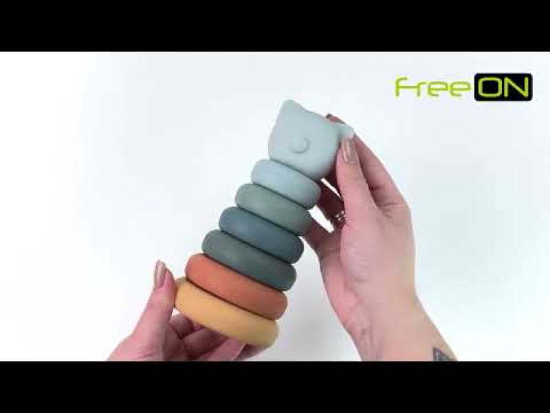 Силиконовый сортер FreeON Башня медвежонок, Фото 6