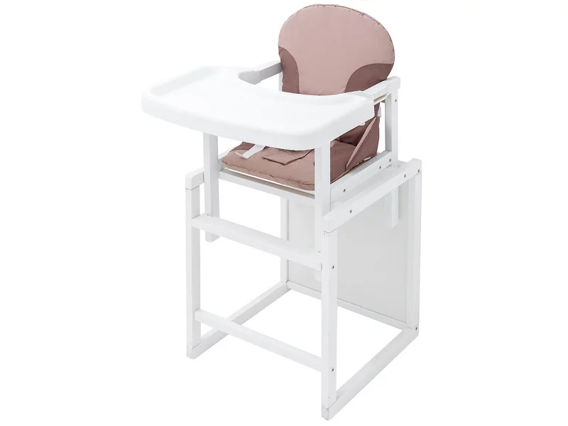 Стільчик-трансформер Babyroom Поні-240 білий капучино / шоколад, Фото 3