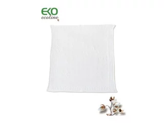 легкий плед Плед Хлопковый EKO dw-03 белый