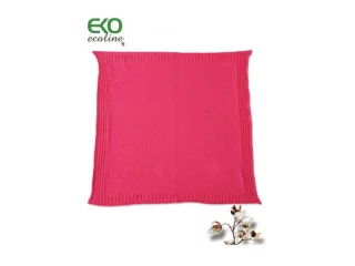 легкий плед Плед Хлопковый EKO dw-03 фуксия