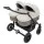 Коляска 2 в 1 для двойни Bair Sorento DUO BS-03 слоновая кость / капучино