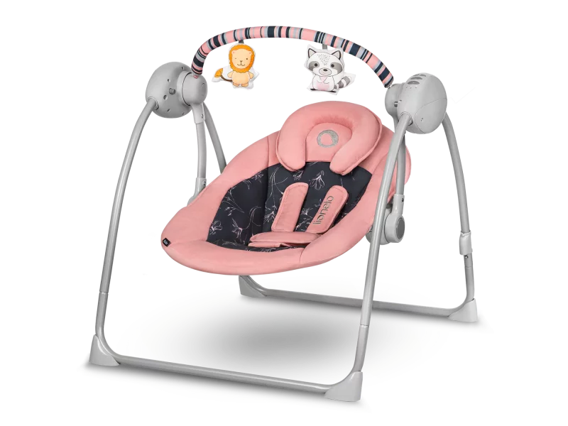 Дитяче крісло-гойдалка Lionelo RUBEN PINK BABY, Фото 1