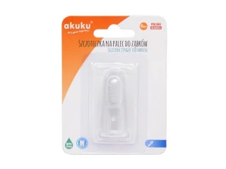 Силиконовая зубная щетка и массажер для десен Akuku A0393
