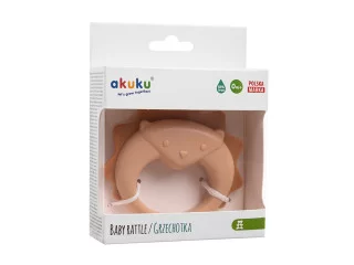 Погремушка - прорезыватель Ёжик Akuku A0540