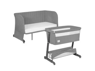 Ліжечко дитяче   5в1  Lionelo THOMI PLUS GREY CONCRETE