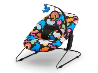 Шезлонг-гойдалка Kinderkraft Calmee Happy Shapes (KBCALM00HAP0000)