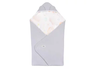 Покривало Lionelo TRAVEL SWADDLE BLANKET GREY BALLON